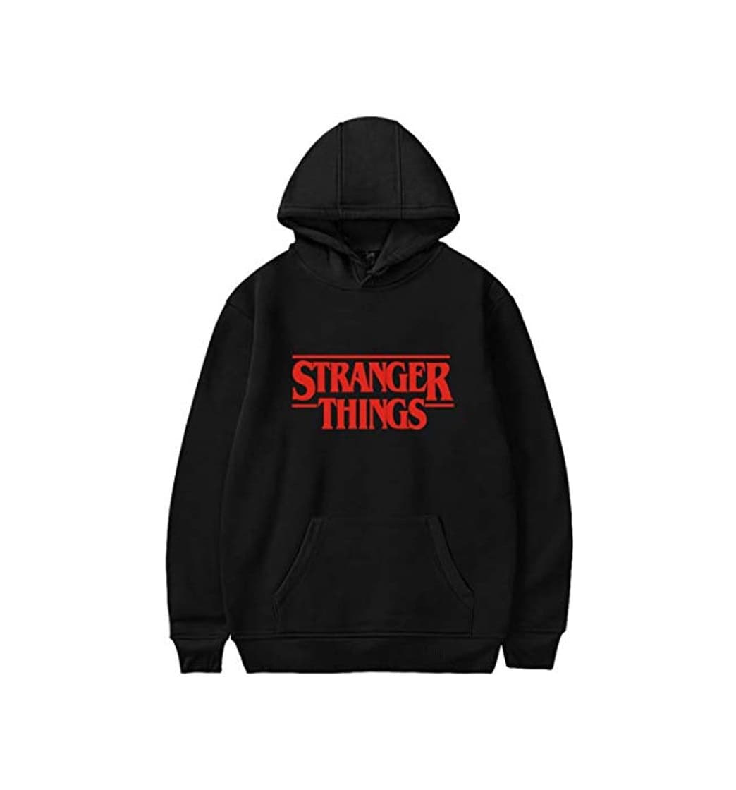 Product EMILYLE Color Puro Stranger Things Sudadera con Capucha Letra Roja Demogorgon Days