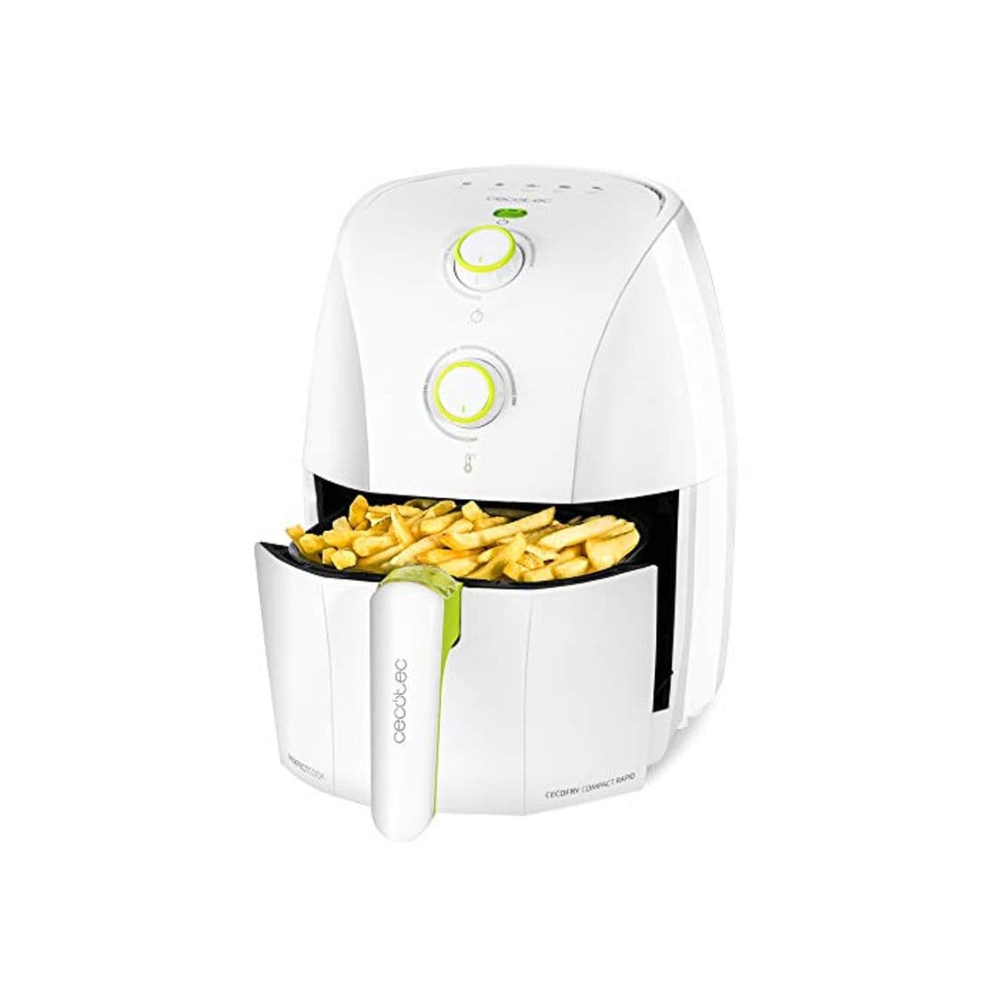 Product Cecotec Freidora dietética Cecofry Compact Rapid White.Capacidad para 400 gr de patatas