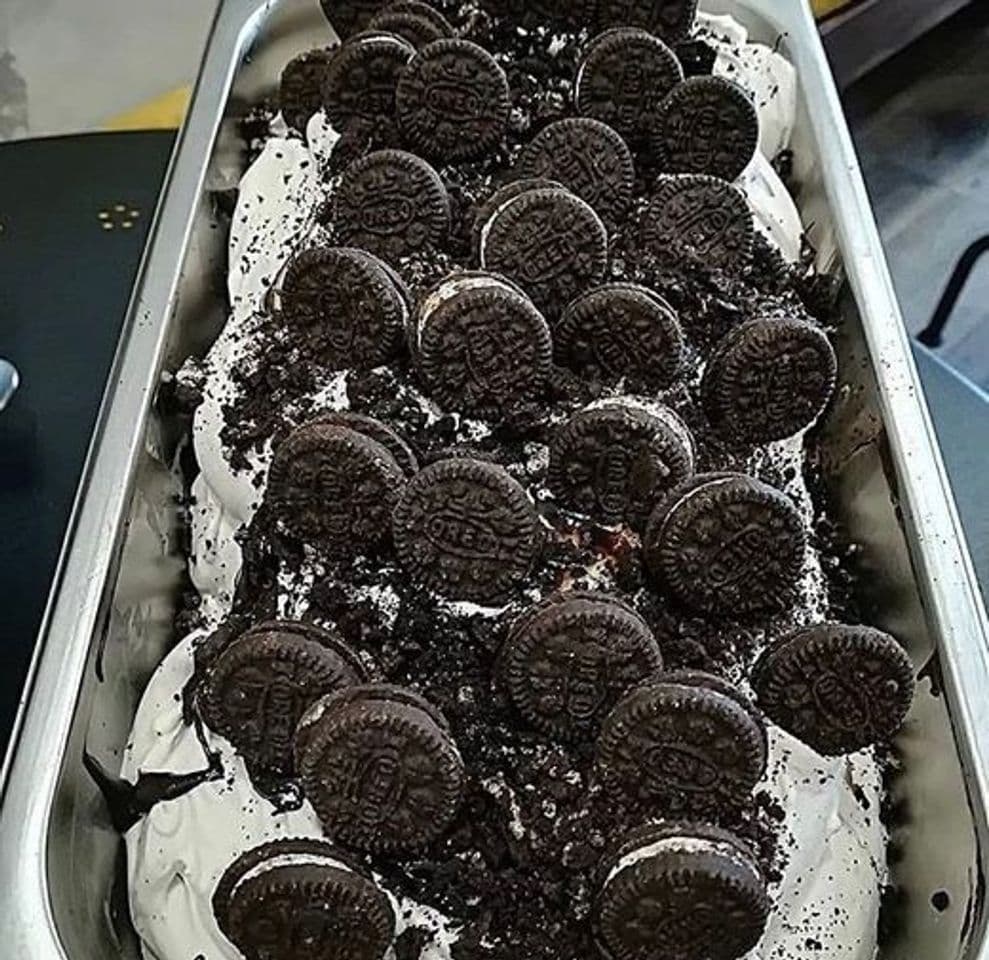 Producto helado de oreo