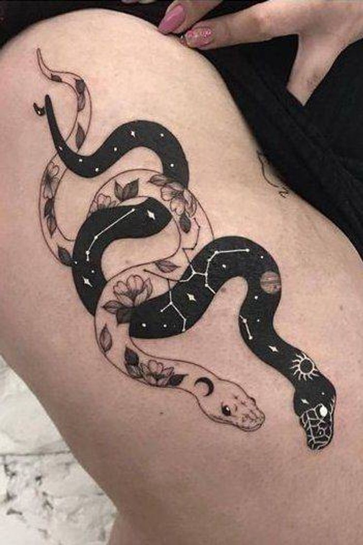 Moda Tatuaje serpiente 