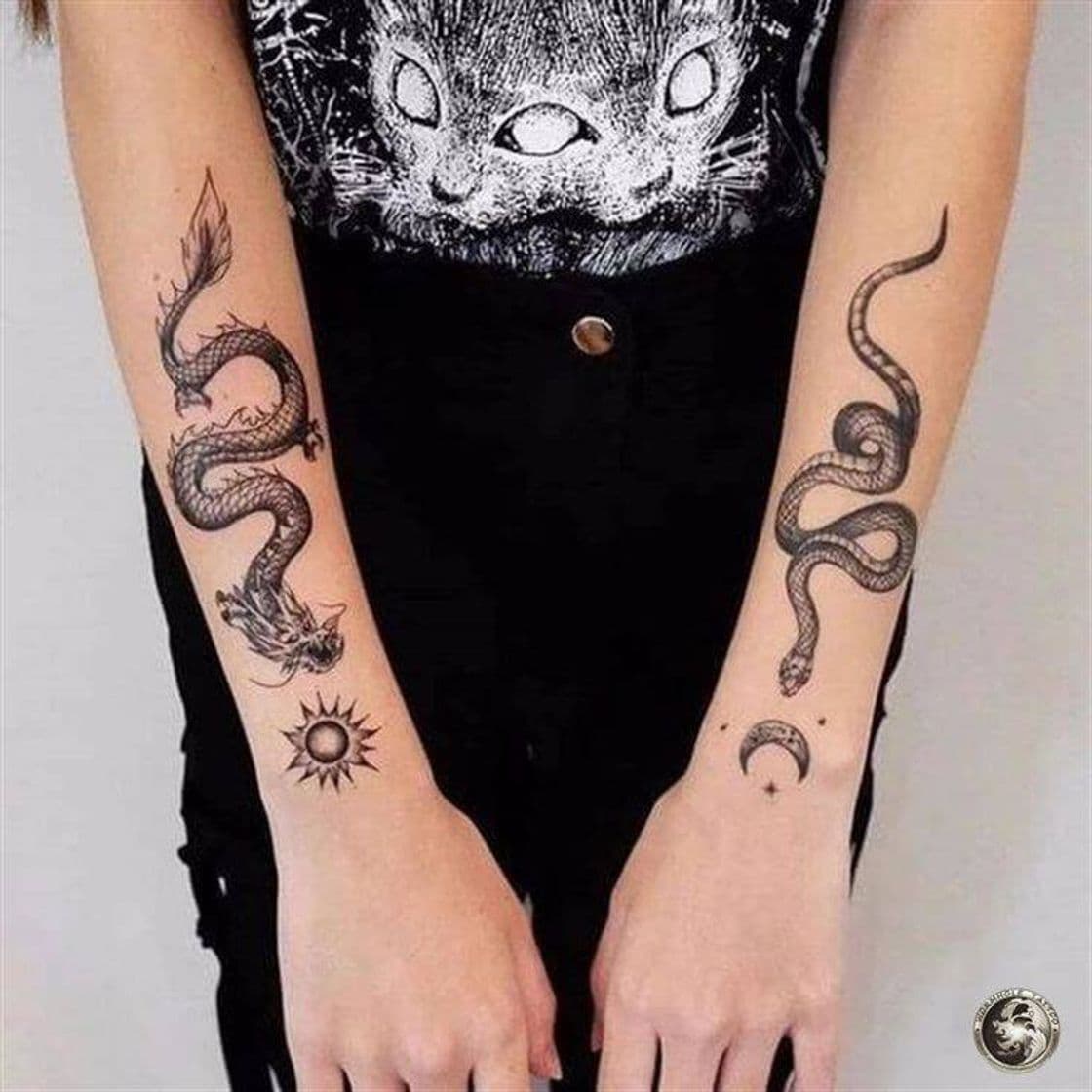 Moda Tatuaje serpiente