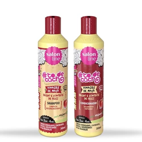 Fashion Shampoo e Condicionador Vinagre de Maçã Salon Line