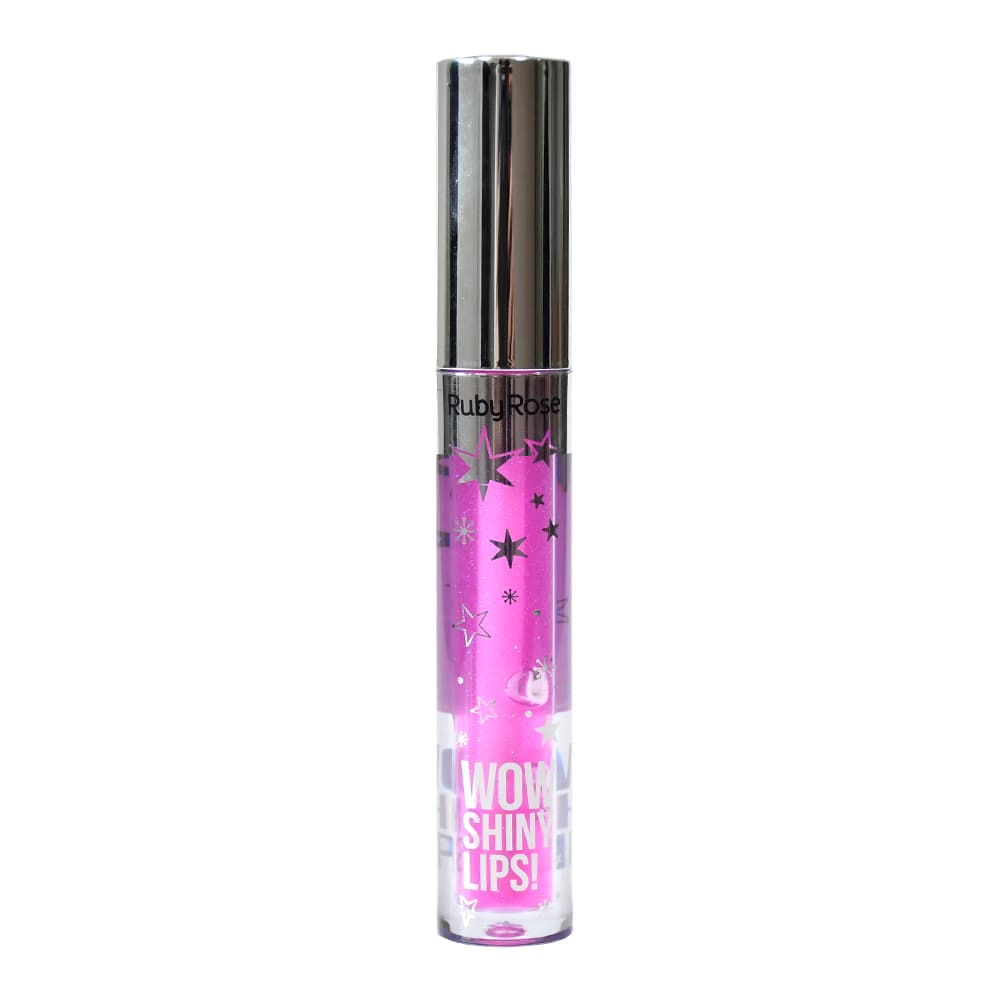 Fashion Gloss Labial Wow Shiny Lips Transparente 50 - Ruby Rose