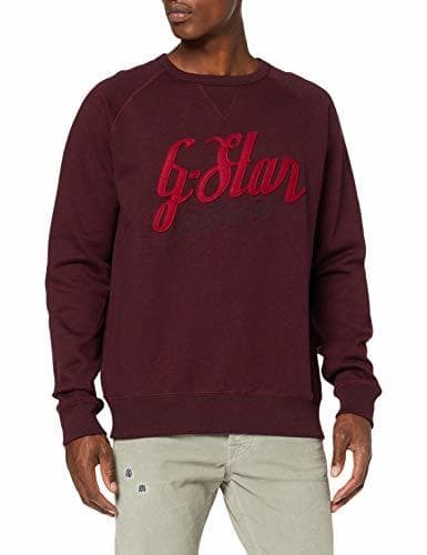 Product G-STAR RAW Graphic 15 Core Round Neck Sudadera, Rojo