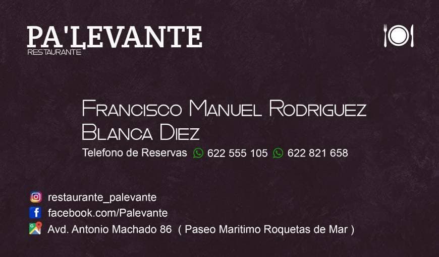 Restaurants Restaurante Pa'levante - Home | Facebook