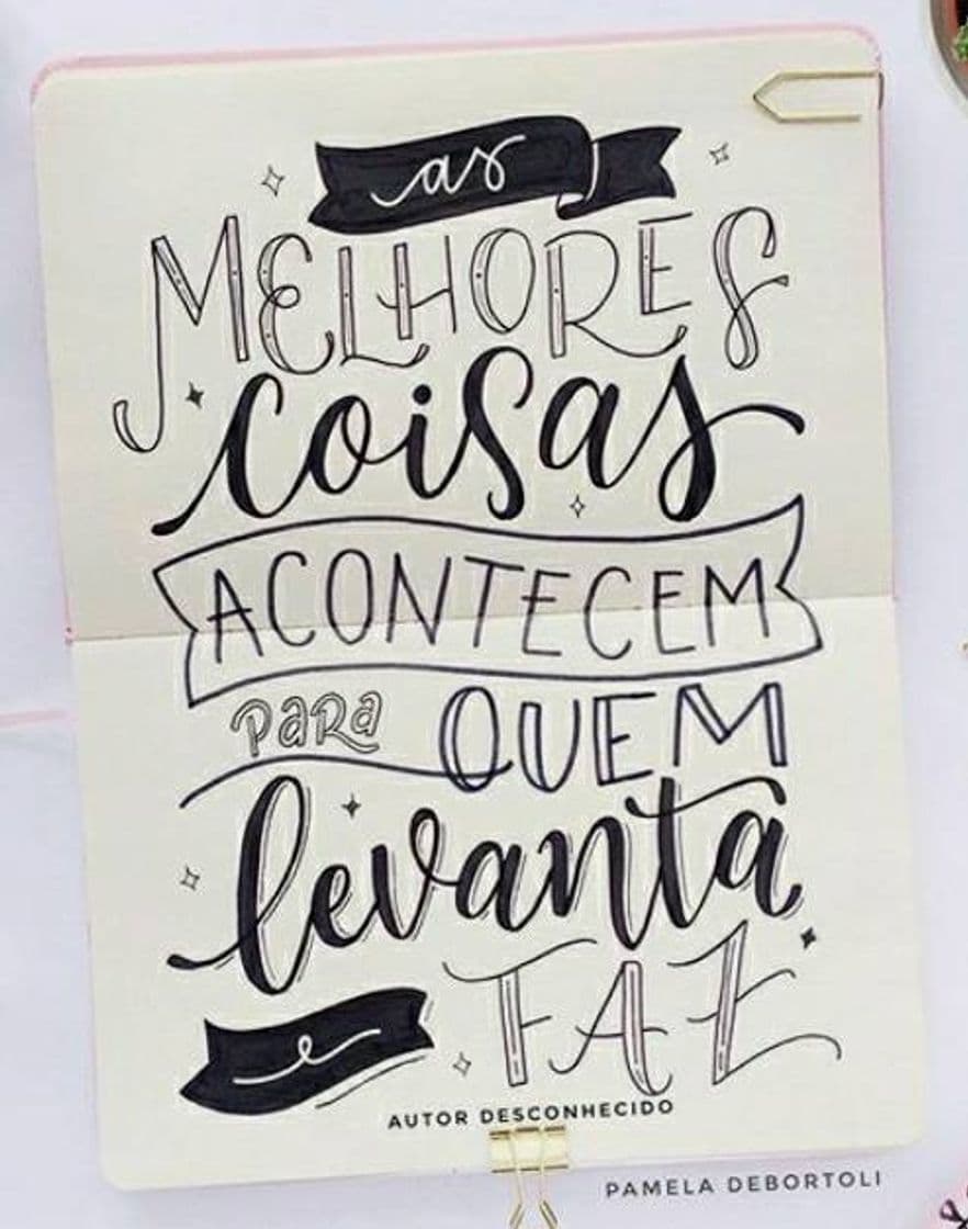 Moda Frase Motivacional | Hand Lettering