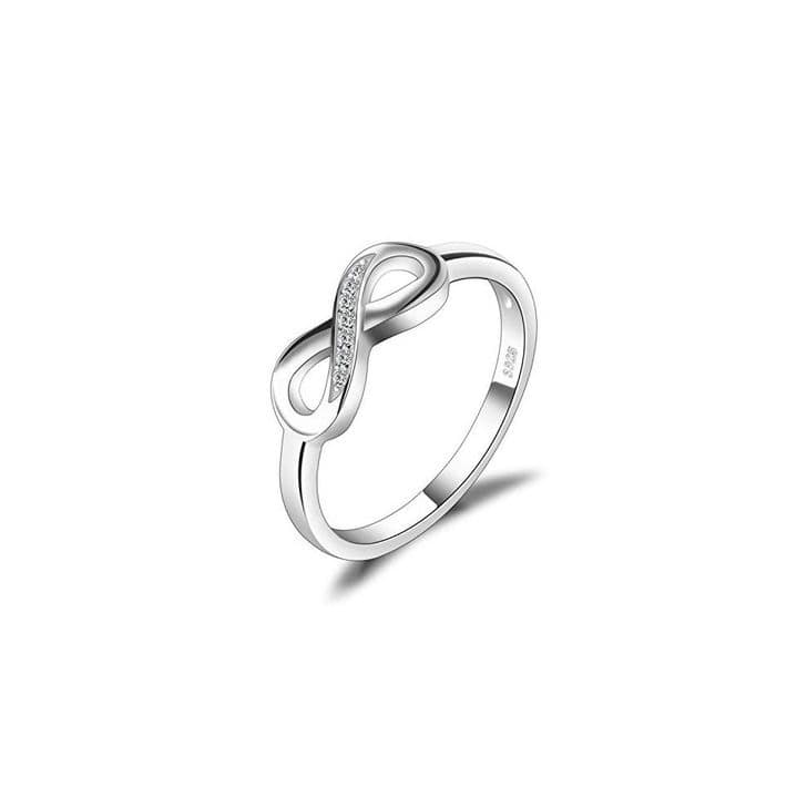 Producto JewelryPalace Anillo infinito Amor Eterno de Circonia Cúbica Aniversario Promesa de Plata