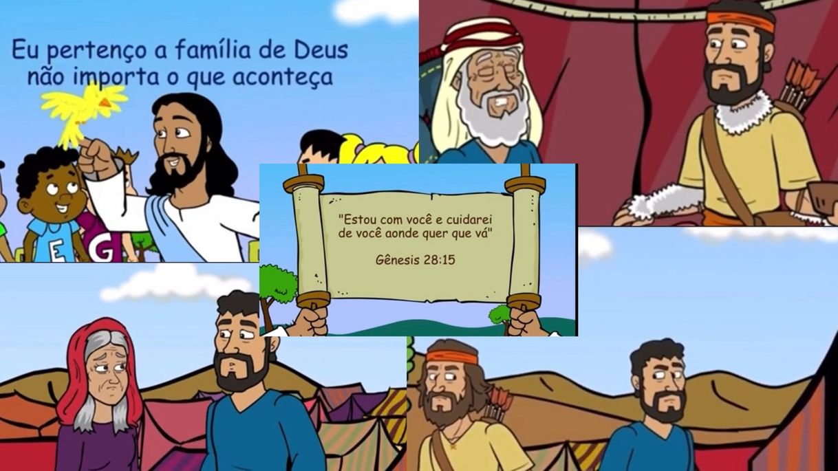 Moda Canal YouTube Desenhos Bíblicos 