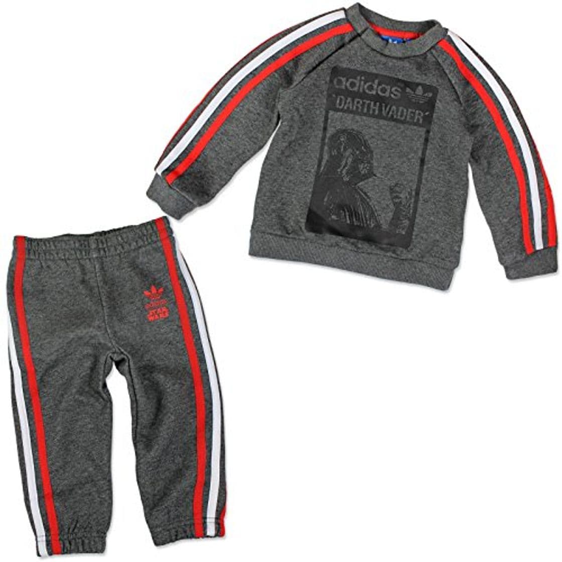 Producto Adidas Chándales Agasalho I Sw Dv Ts Grey/Red 9m/12m