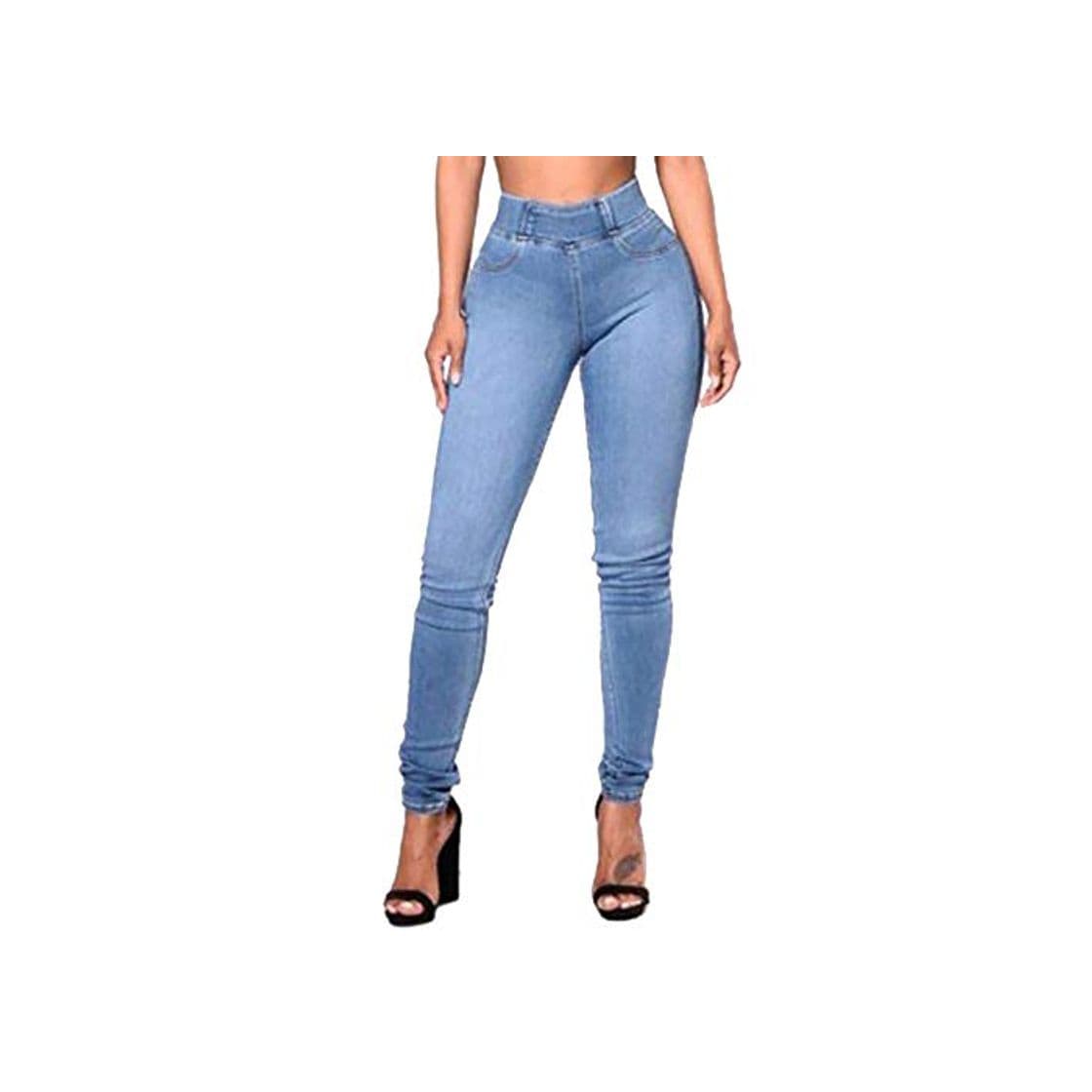 Producto MEIbax Leggings Deportes Pantalones para Mujeres de Mezclilla Pantalón Delgado Bolsillo Tallas Grandes Leggins Jeans Vaqueros Yoga Fitness Gym Classics Skinny de Cintura Alta Mallas de elásticas