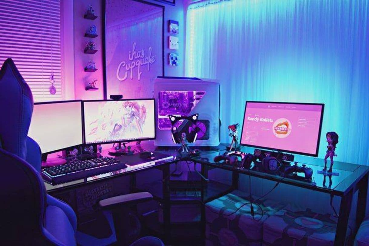 Videogames Gamer setup 💜