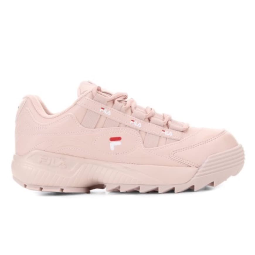 Moda Tênis Fila D-Formation Feminino - Rosa e Branco