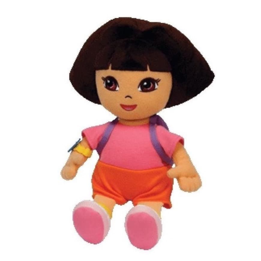 Fashion Pelúcia Beanie Babies Ty Disney Dtc 3718 Dora Aventureira