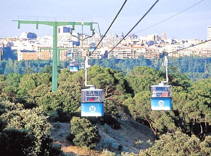 Place Teleferico Madrid en Casa de Campo.