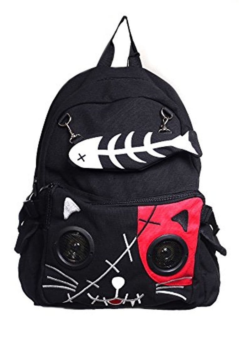 Producto Banned Punk Kitty Mochila con Altavoces Empotrados