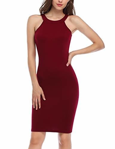 Producto KOJOOIN Elegante Slim Sin Mangas Fiesta Vestido para Mujer Vestidos Ajustados Mujer