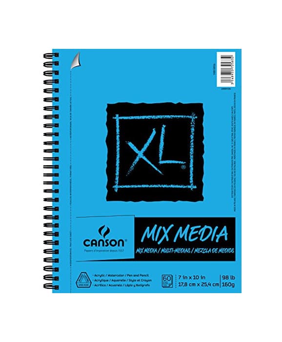 Producto Pro-Art Canson XL multimedio Carta Pad 7"X 10"-60 fogli