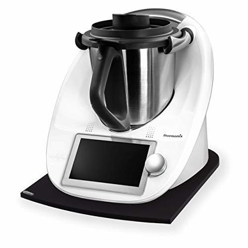 Producto Stone4Slide Tabla Antideslizante Thermomix de Cristal acrílico Negro para Robot de Cocina