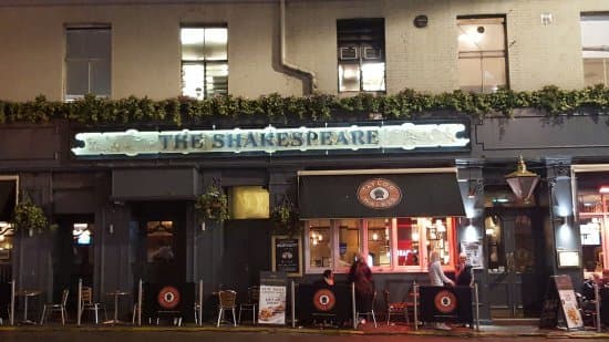 Restaurantes The Shakespeare