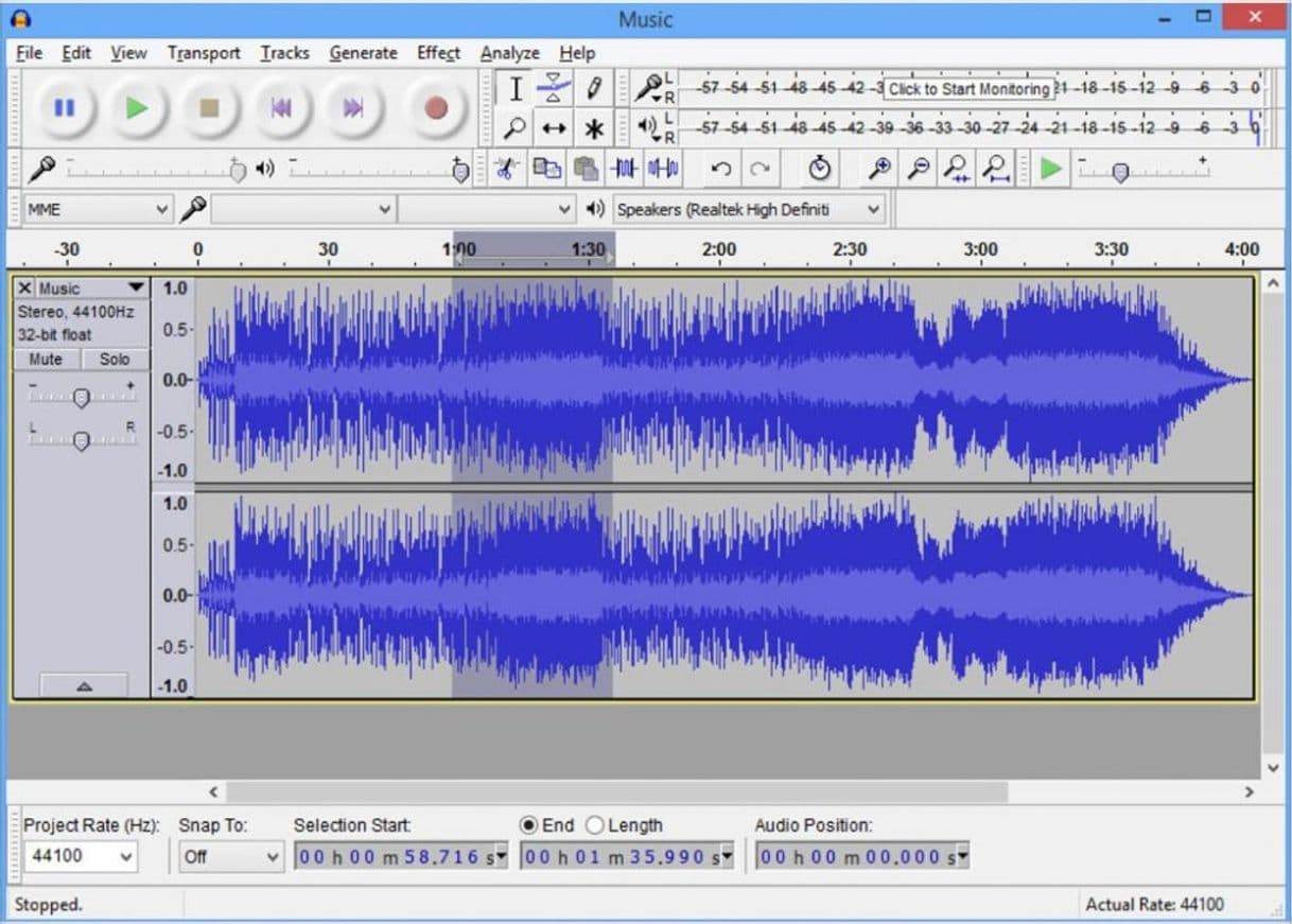 Fashion Audacity editor gratuito