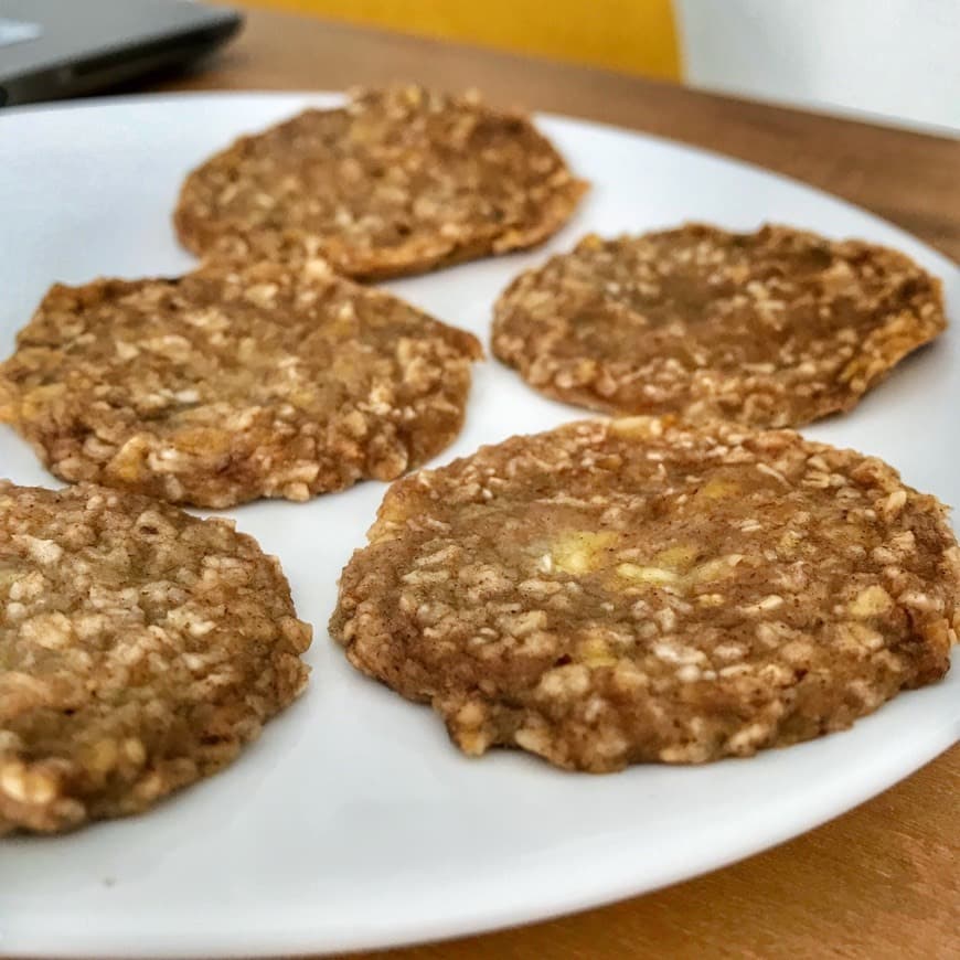 Moda Galletas de avena y plátano al microondas 