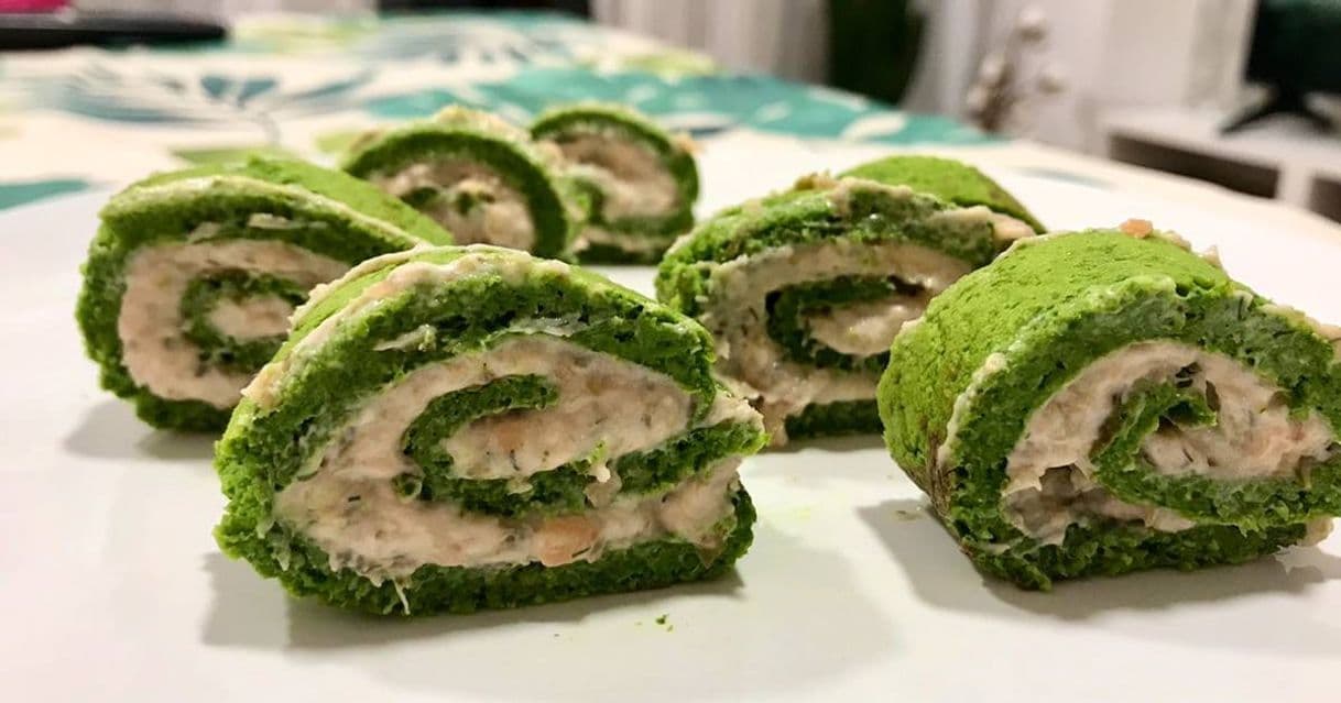 Moda Rolls de espinacas y salmón