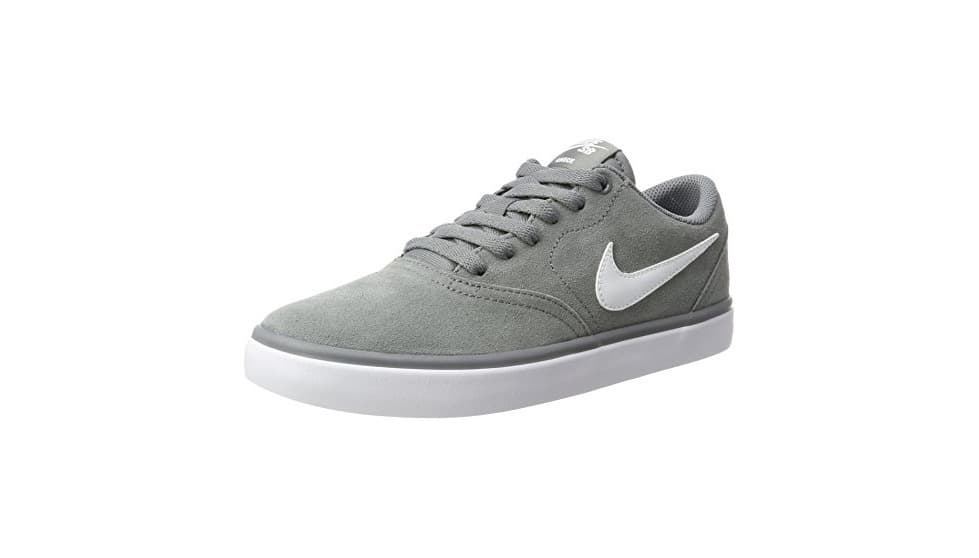 Fashion Nike SB Check Solar, Zapatillas para Hombre, Gris