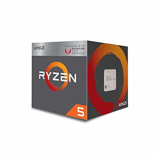 Electrónica AMD Ryzen 5 3400G, Procesador con Disipador de Calor Wraith Spire