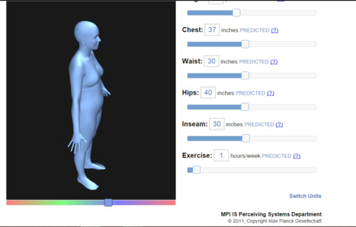 Fashion BODY VISUALIZER