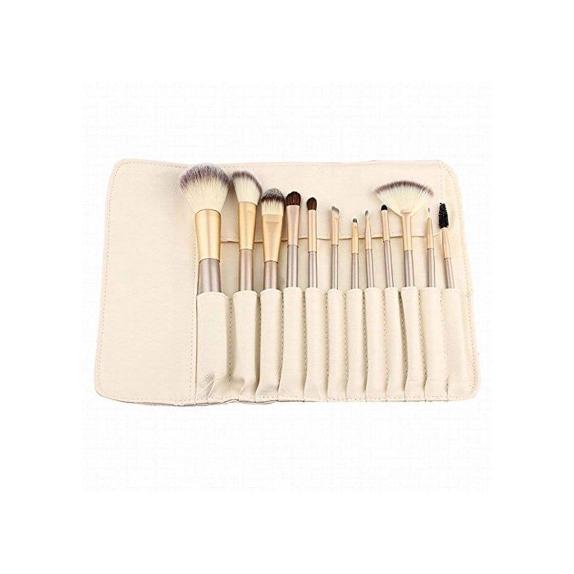 Beauty LZYMSZ 12 piezas Set de pinceles maquillaje profesional Kit de maquillaje esencial