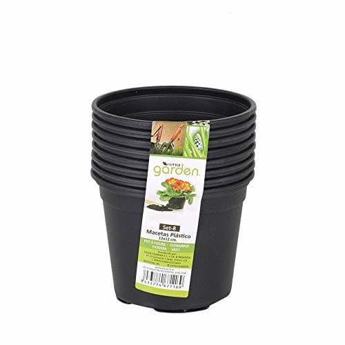 Product LITTLE GARDEN 52189 Set 8 Macetas Redondas