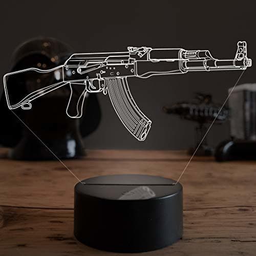 Place Lámpara decorativa LED 3D CSGO AK-47