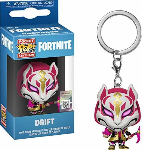 Juego Funko- Keychain Pocket Pop Fortnite Drift Figura Coleccionable, Multicolor, Estándar