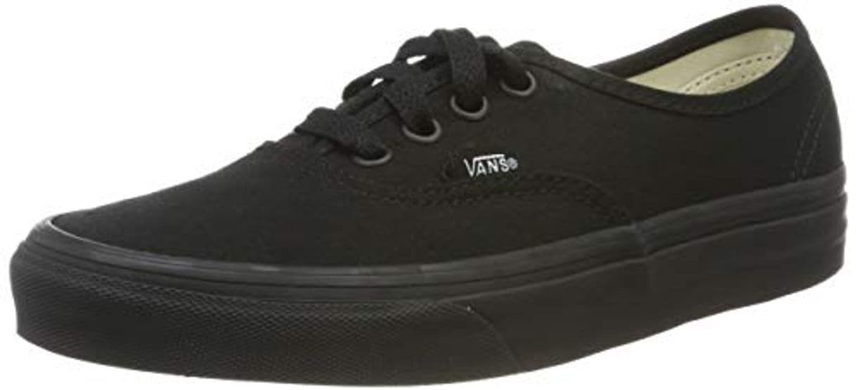 Moda Vans Authentic, Zapatillas de Tela Unisex, Negro