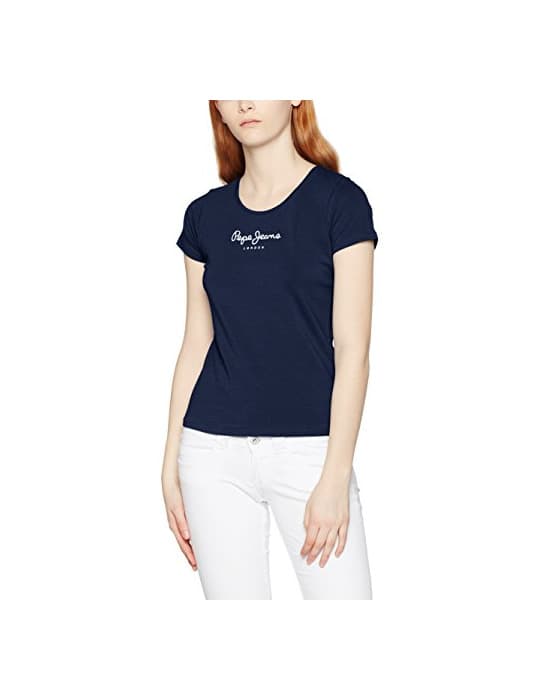 Product Pepe Jeans New Virginia, Camiseta Para Mujer, Azul