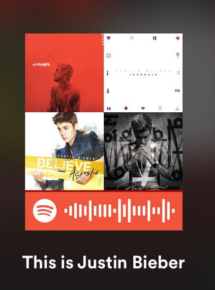 Canción Playlist completa JB