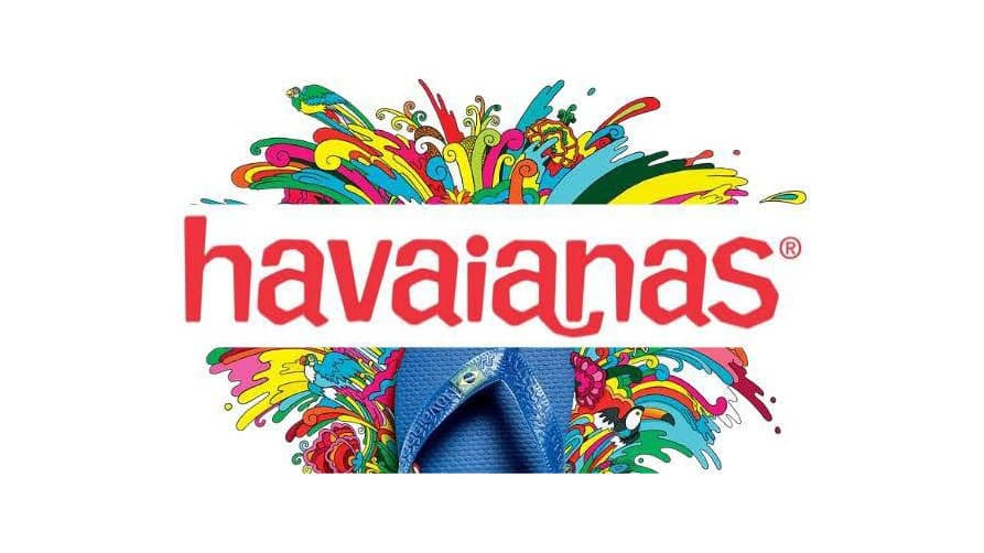 Product Havaianas Brasil Logo Zehentrenner Unisex-Erwachsene, Negro