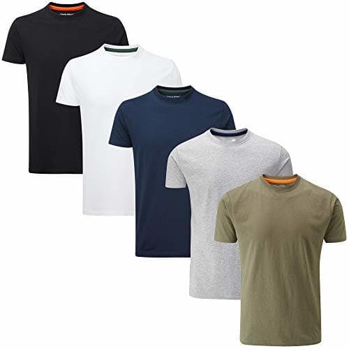 Producto Charles Wilson 5er Packung Einfarbige T-Shirts mit Rundhalsausschnitt