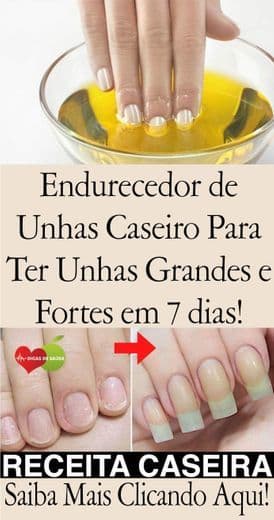 Product Endurecedor de unhas caseiro