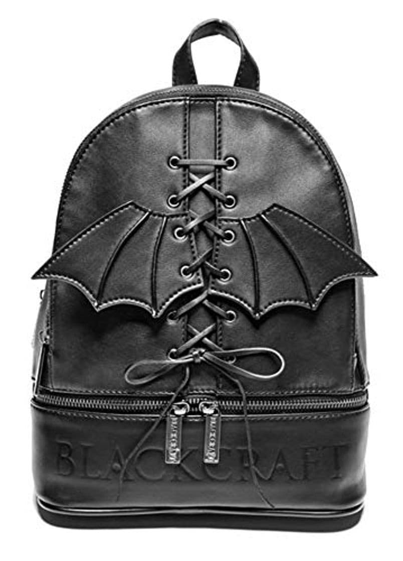 Moda Blackcraft Cult bat wing encaje hasta mochila