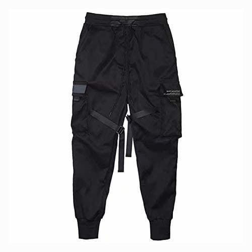 Product Hombre Pantalones Militares Lazos Harén Pantalón de Chándal Harajuku Pantalones Deportivos Hip