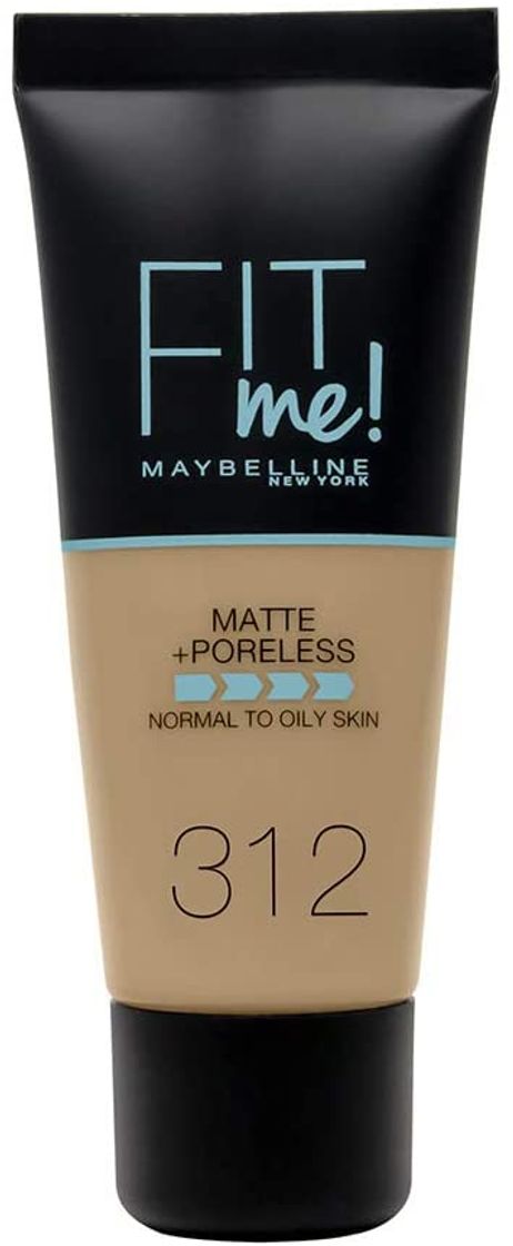 Belleza Maybelline Fit Me Matte Base de maquillaje, Tono