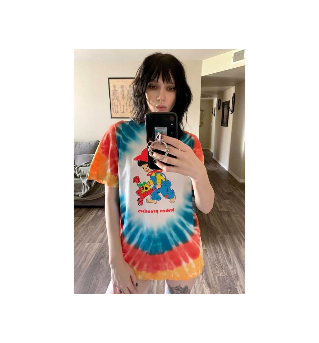 Product BROKEN PROMISES CO Garden Boy Tie Dye Graphic Tee