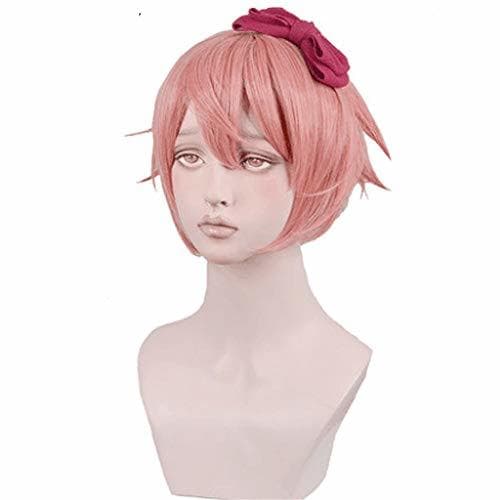 Producto ZYC Belleza Doki Doki Literature Club Sayori Cosplay sintético Peluca de Onda