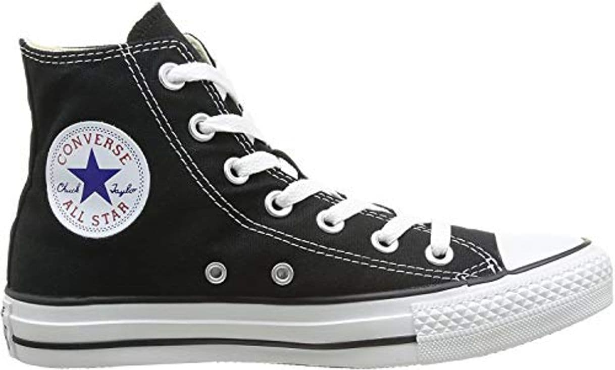 Moda Converse Chuck Taylor All Star, Zapatillas altas Unisex adulto, Negro (Black), 38