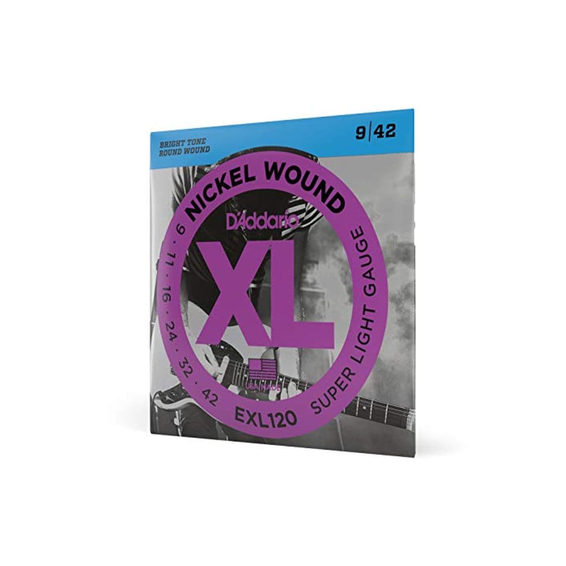 Producto D'Addario EXL120 - Juego de cuerdas para guitarra eléctrica de níquel