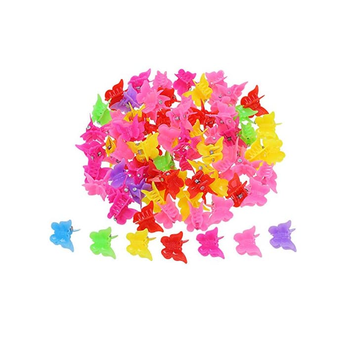 Product 100 Piezas Clips de Pelo de Mariposa Pinza de Pelo