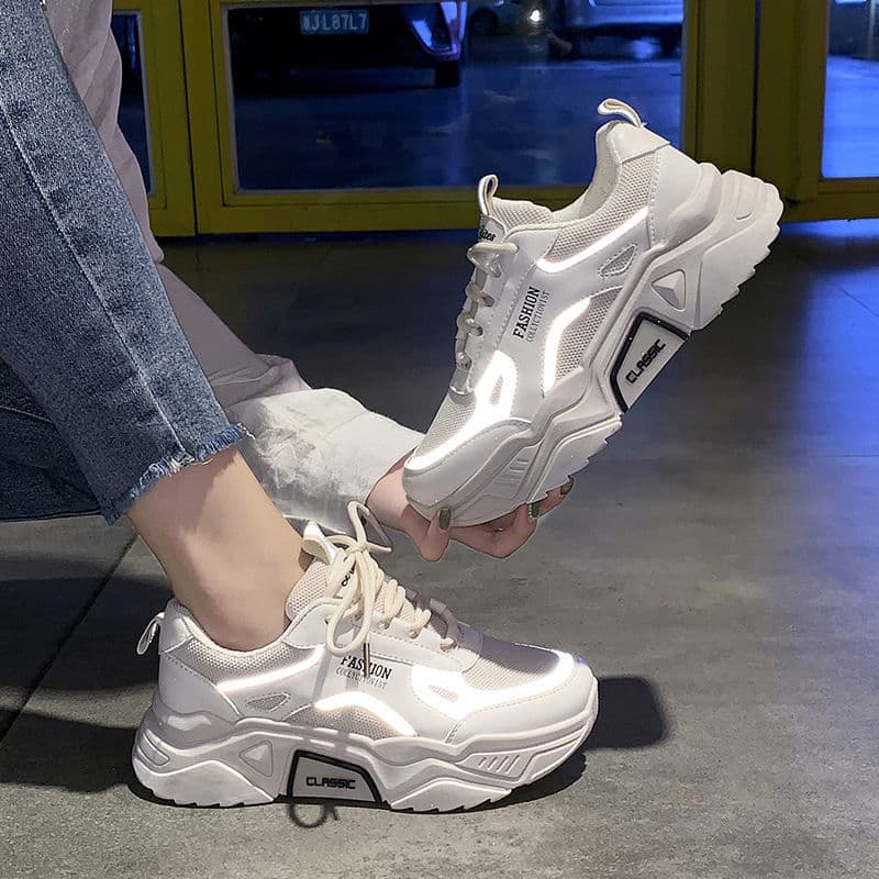 Product Shanhoo Reflective Chunky Sneakers