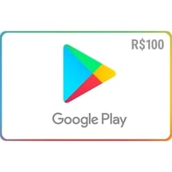 Moda Gift Card Digital Google Play R$ 100 Recarga no Submarino.com