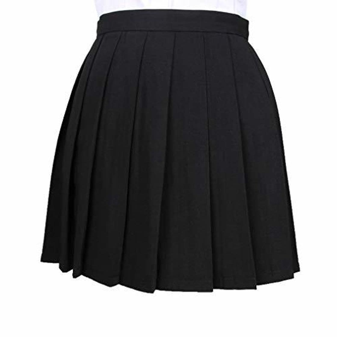 Producto Yying Mujeres Retro Mini Falda Plisada Niñas Elástico Falda Corta Uniforme Escolar